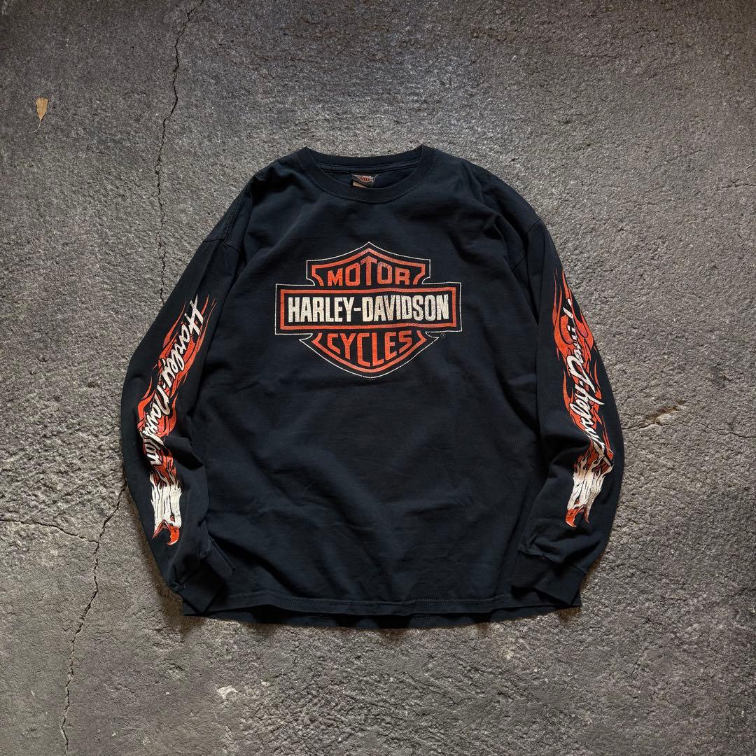 トップス 00's Harley-Davidson L/S Tee