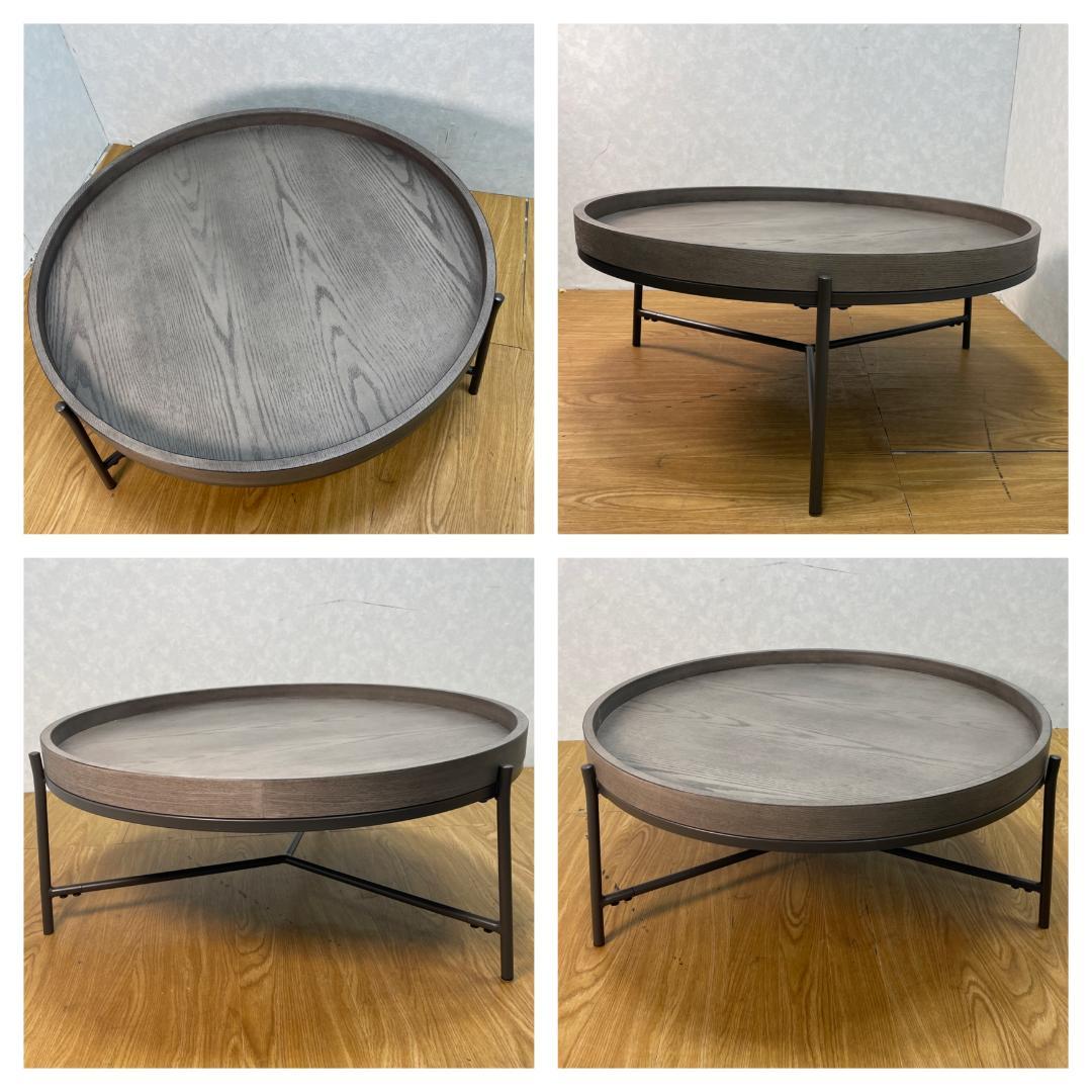 S♢605 東谷 ラウンドテーブル PT-785GY　モデルルーム展示品