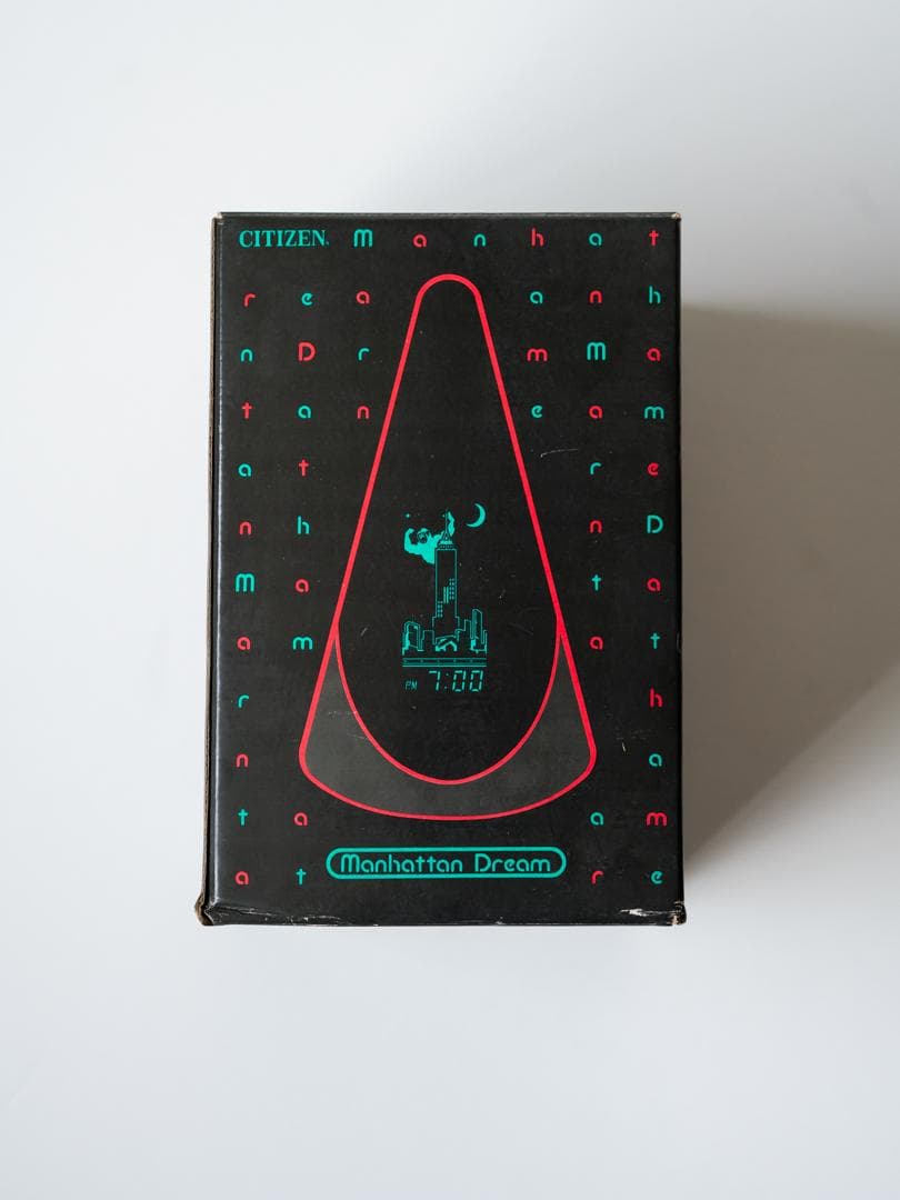 80’s CITIZENグラフィッククロック \"manhattan dream\"