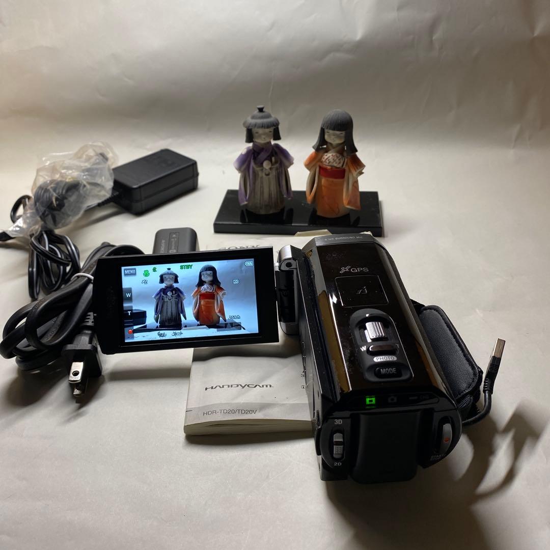 ビデオカメラ SONY AVCHD 3D handycam HDR-TD20V