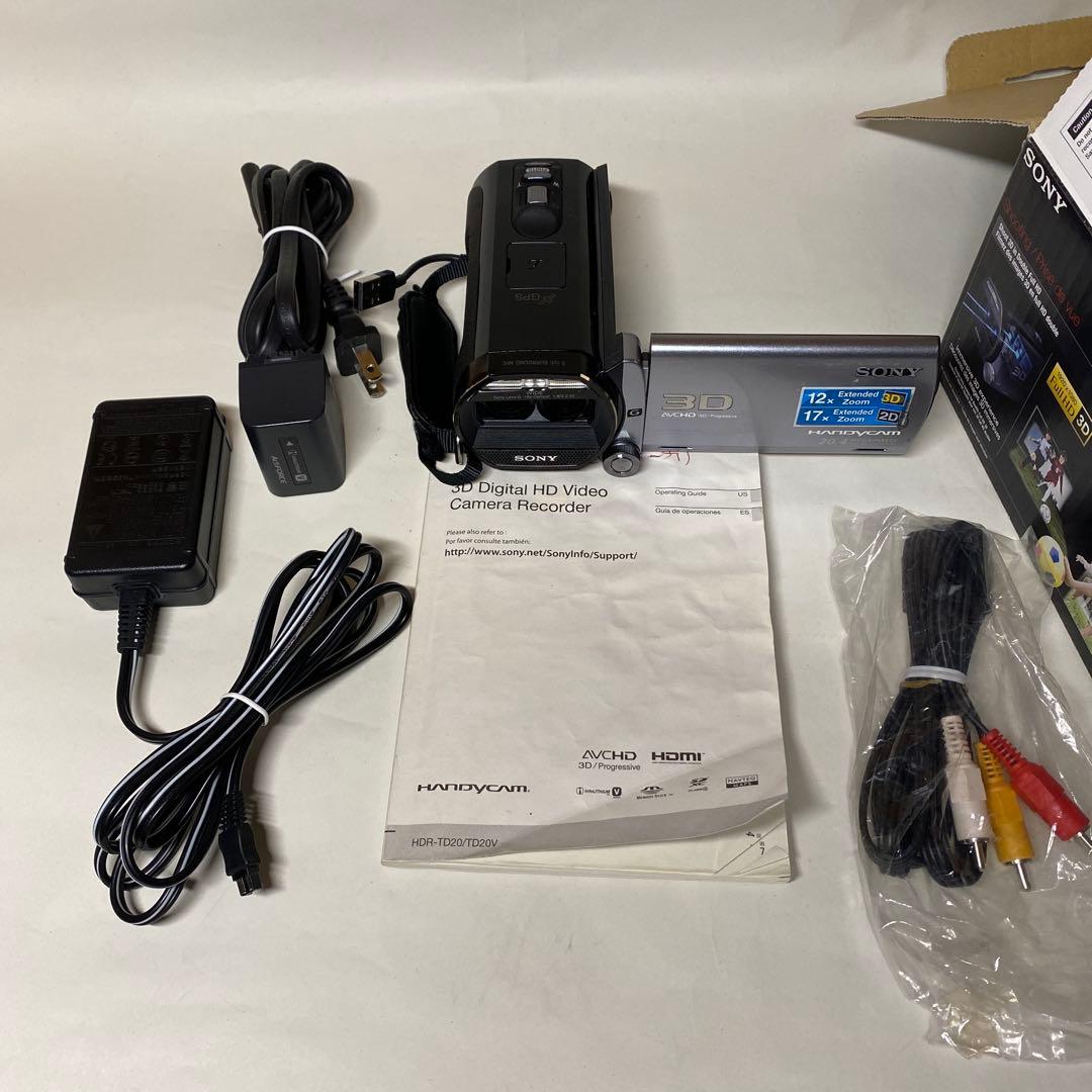 ビデオカメラ SONY AVCHD 3D handycam HDR-TD20V