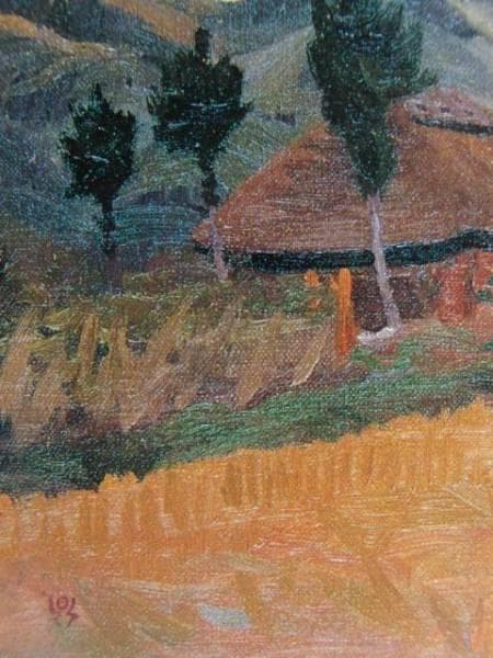 山本 鼎、秋の白馬岳、限定・豪華大判画版画、 新品高級額付