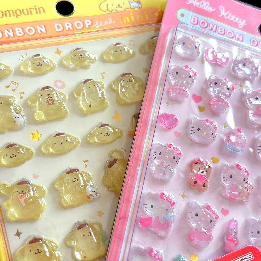 タイムセール·͜·❤︎‬正規品ボンボンドロップシール♡サンリオ コンプリート♡8種