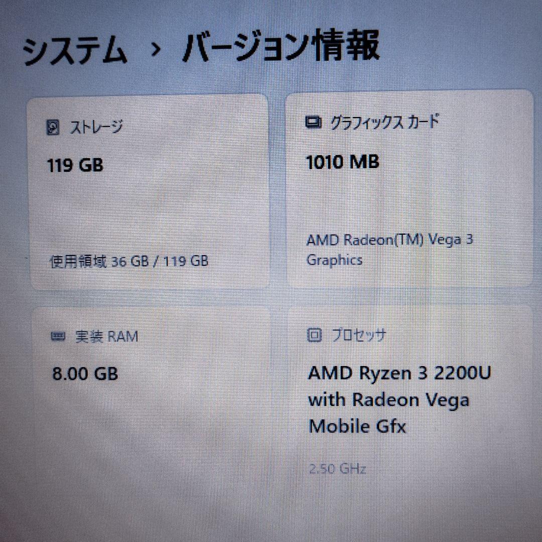 DELL Inspiron3585 15.6インチ　ノートPC