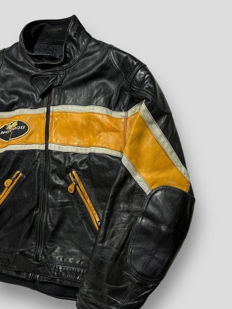 1990‘s Leather Riders Jacket Moto Mod