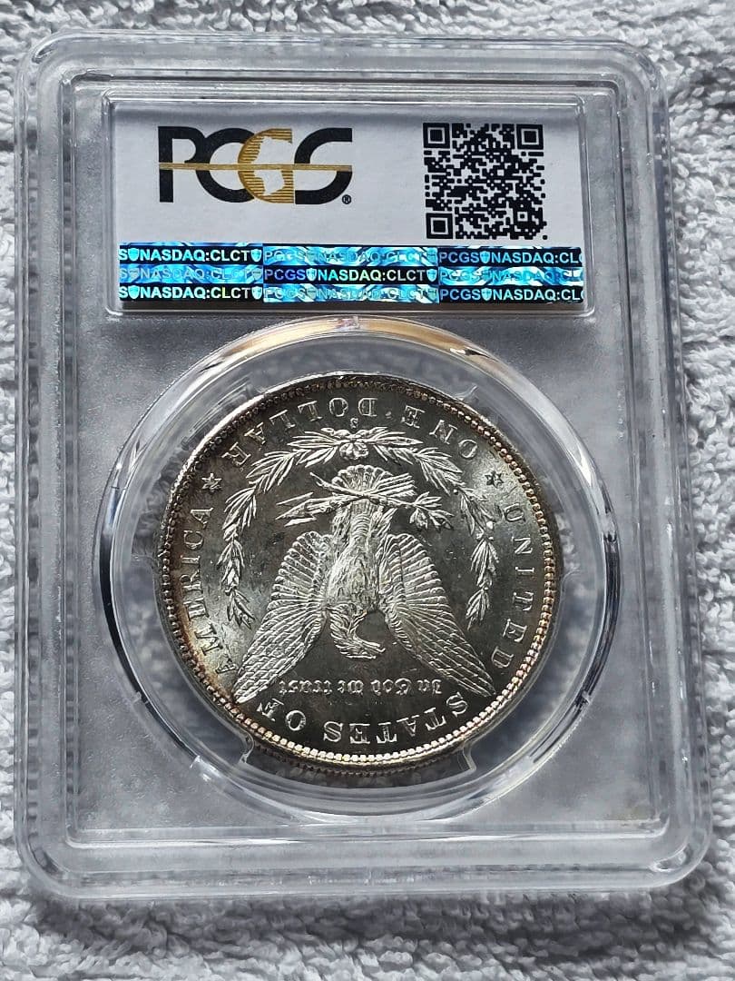 アメリカ1879 モルガンダラー ディーププルーフライク銀貨 PCGS MS65