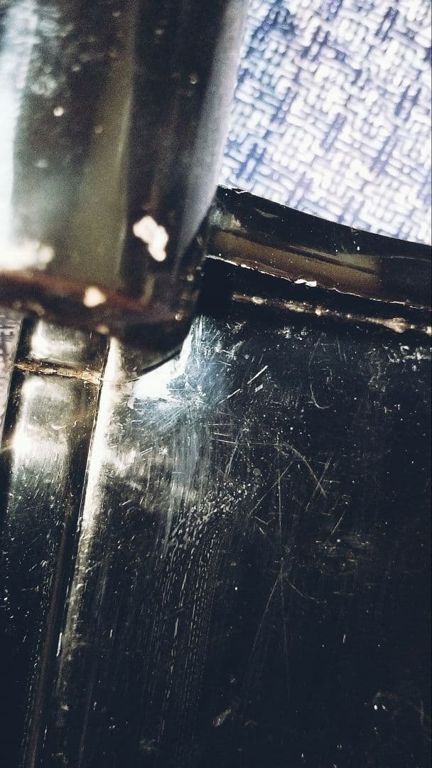 三段唐木螺鈿刀掛け