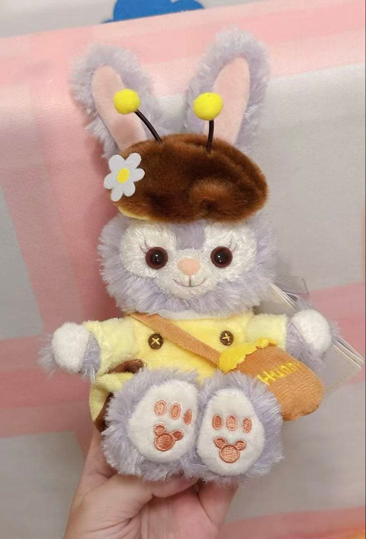 いかさ　お顔厳選　ディズニー　ミツバチコスチューム肩のせぬいぐるみ