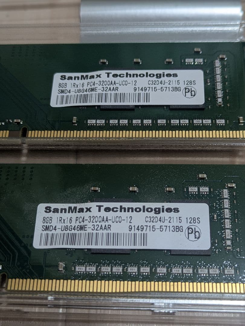 Ryzen 5 3500Xとメモリ16GB セット