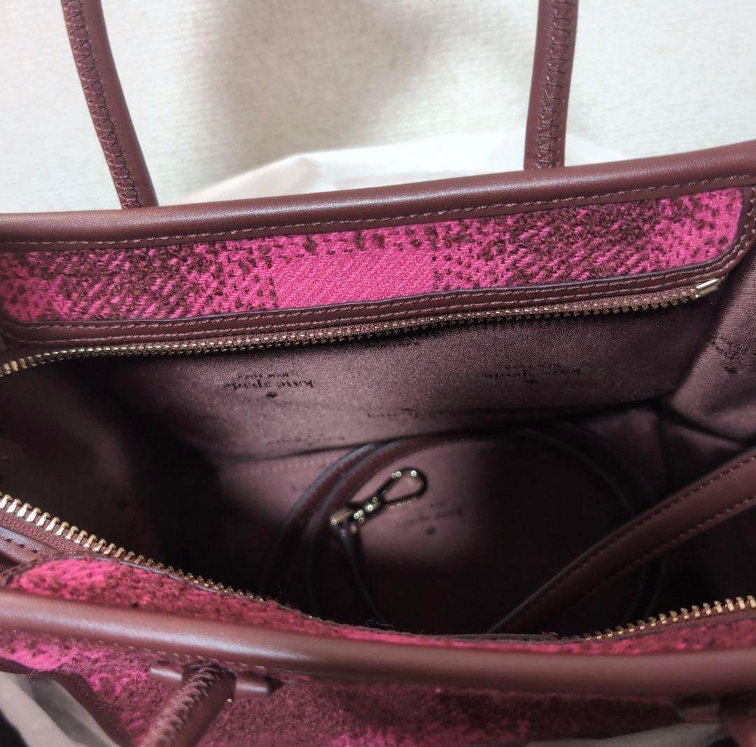 t*m様 Kate Spade New York ピンク チェック柄 バッグ