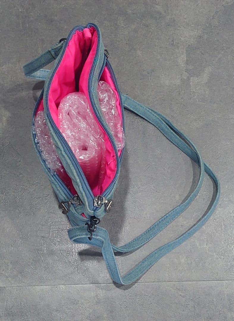 CHANEL　シャネル　ノベルティ　バッグ　ショルダー　デニム　斜めがけ可能