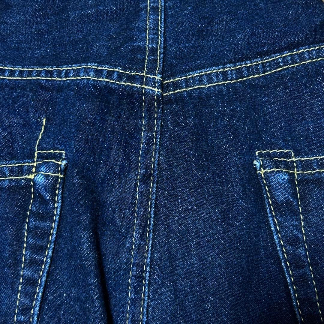 ガンリュウサルエルデニムパンツSセルビッチ赤耳コムデギャルソン日本製古着