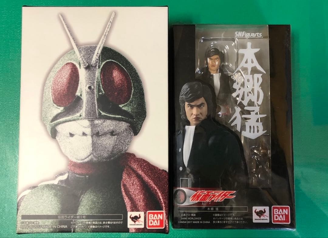 バンダイ　S .H .Figuarts 仮面ライダー新1号　本郷猛　2体セット