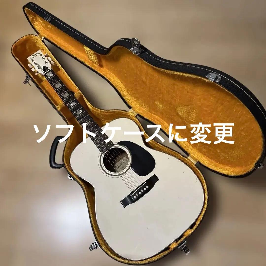 ジャパンビンテージK Countryギター 希少な白(ケース付き)