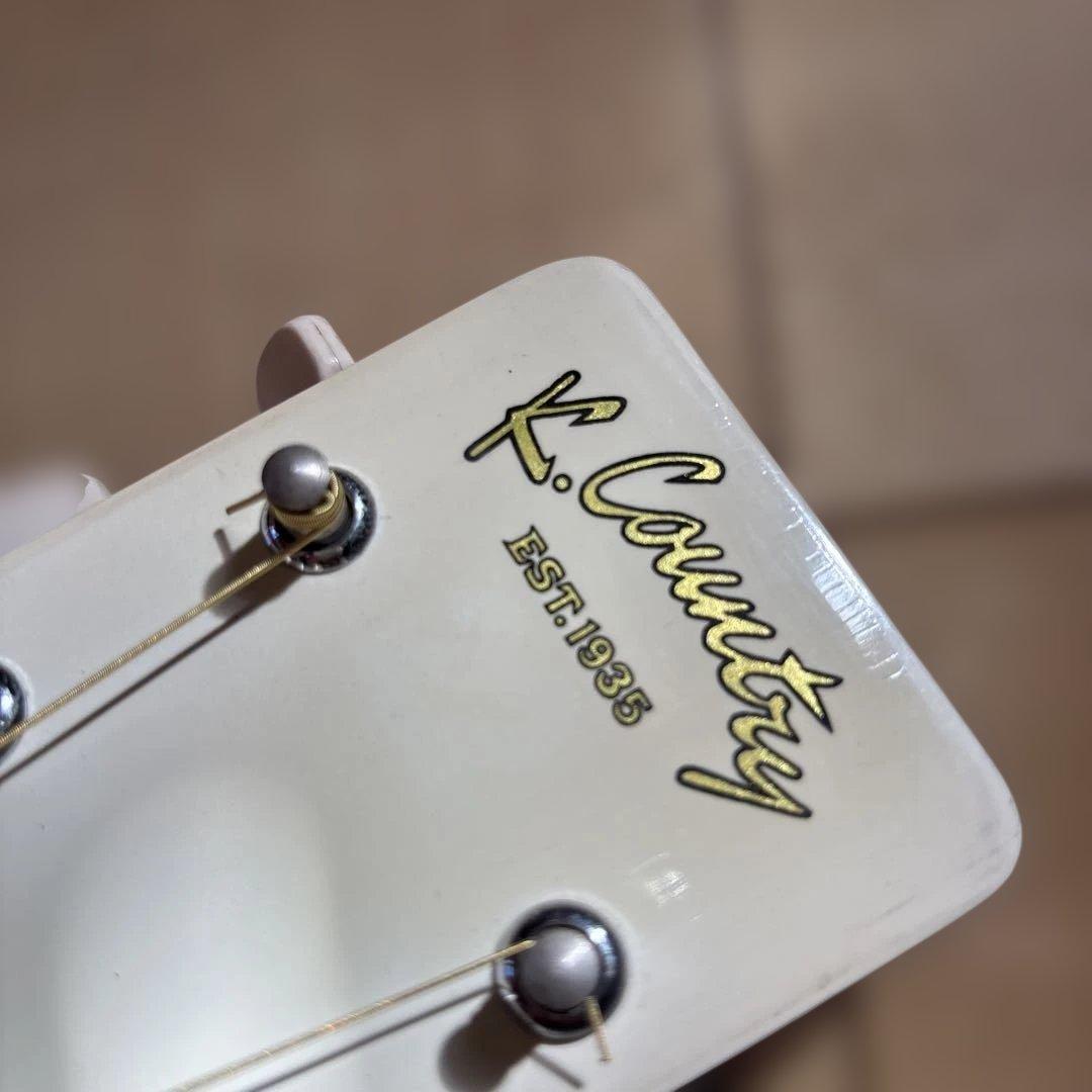 ジャパンビンテージK Countryギター 希少な白(ケース付き)