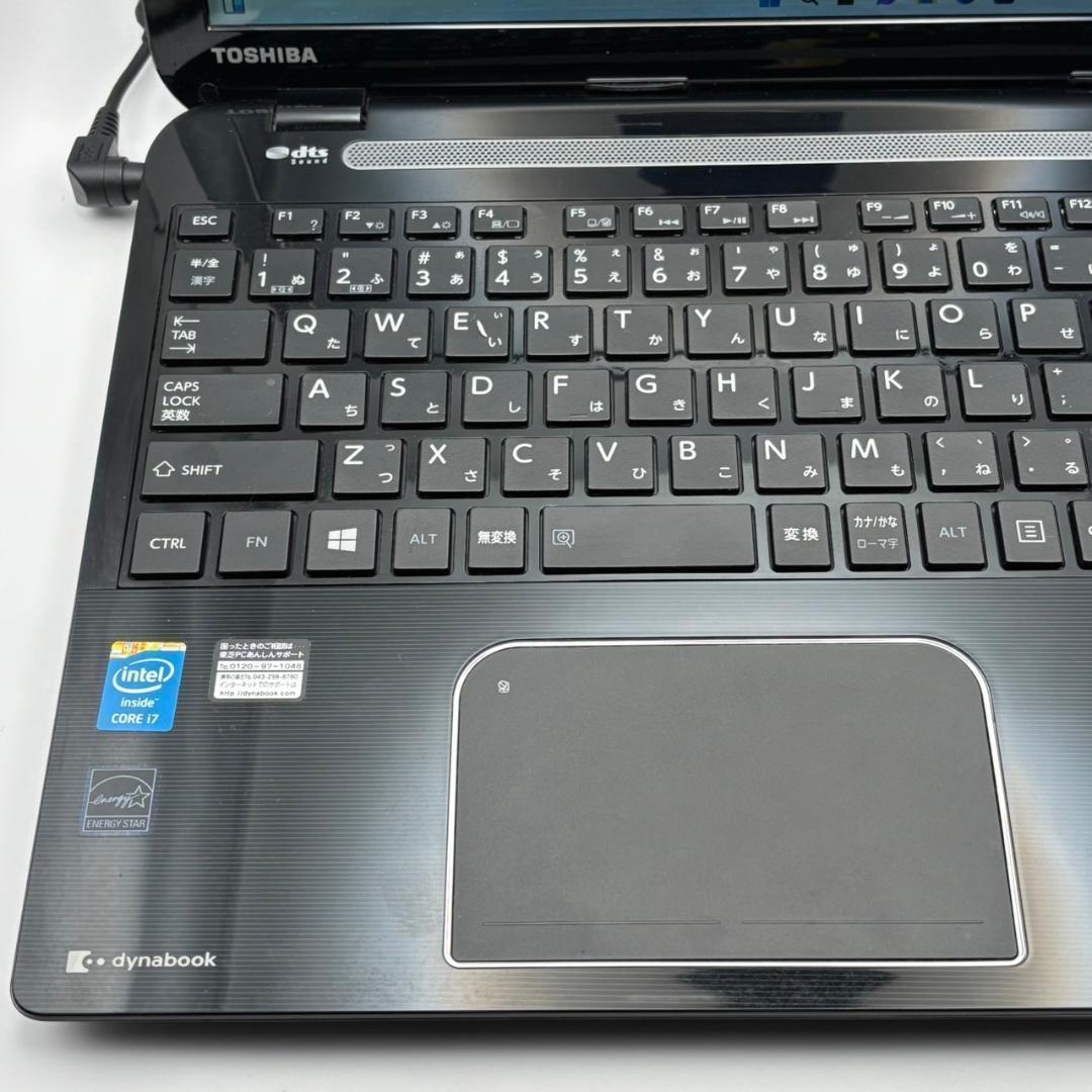 【東芝】T554 高性能i7 新品SSD256GB 16GB 黒ノートPC