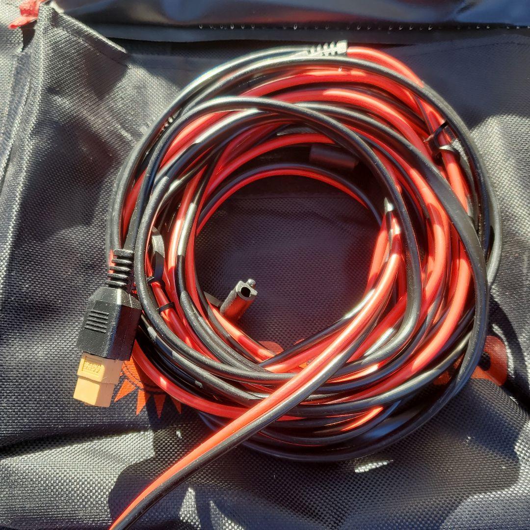 太陽光パネルDOKIOソーラーパネルと延長ケーブル約15m～20m