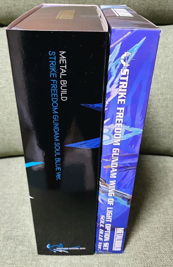 162 ストライクフリーダムガンダム SOUL BLUE＋光の翼オプションセット