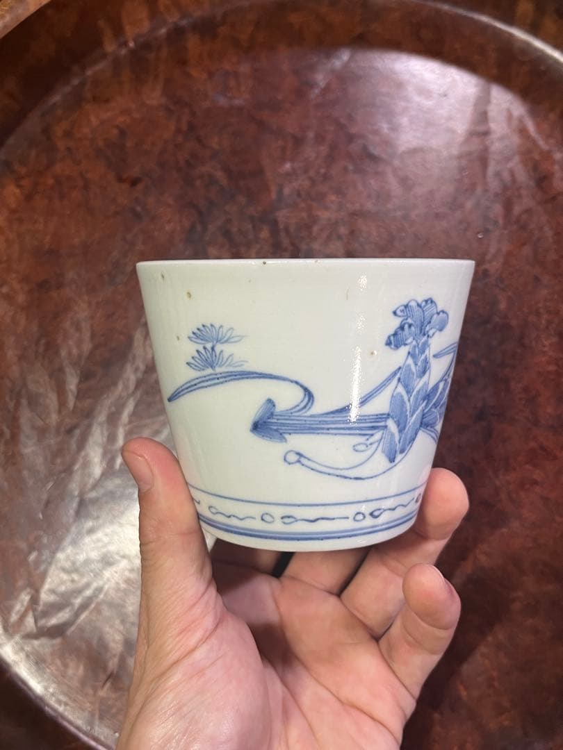 そばちょこ　上手　蘇轍　蕎麦猪口　古伊万里　鍋島　鈴虫　大振り　くらわんか