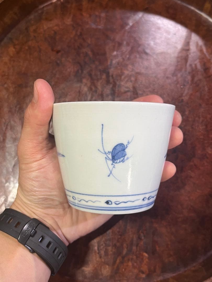 そばちょこ　上手　蘇轍　蕎麦猪口　古伊万里　鍋島　鈴虫　大振り　くらわんか