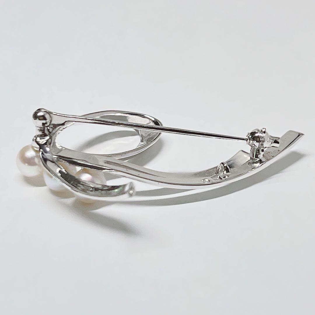 MIKIMOTO ミキモト パール　ブローチ　コサージュ　リボン