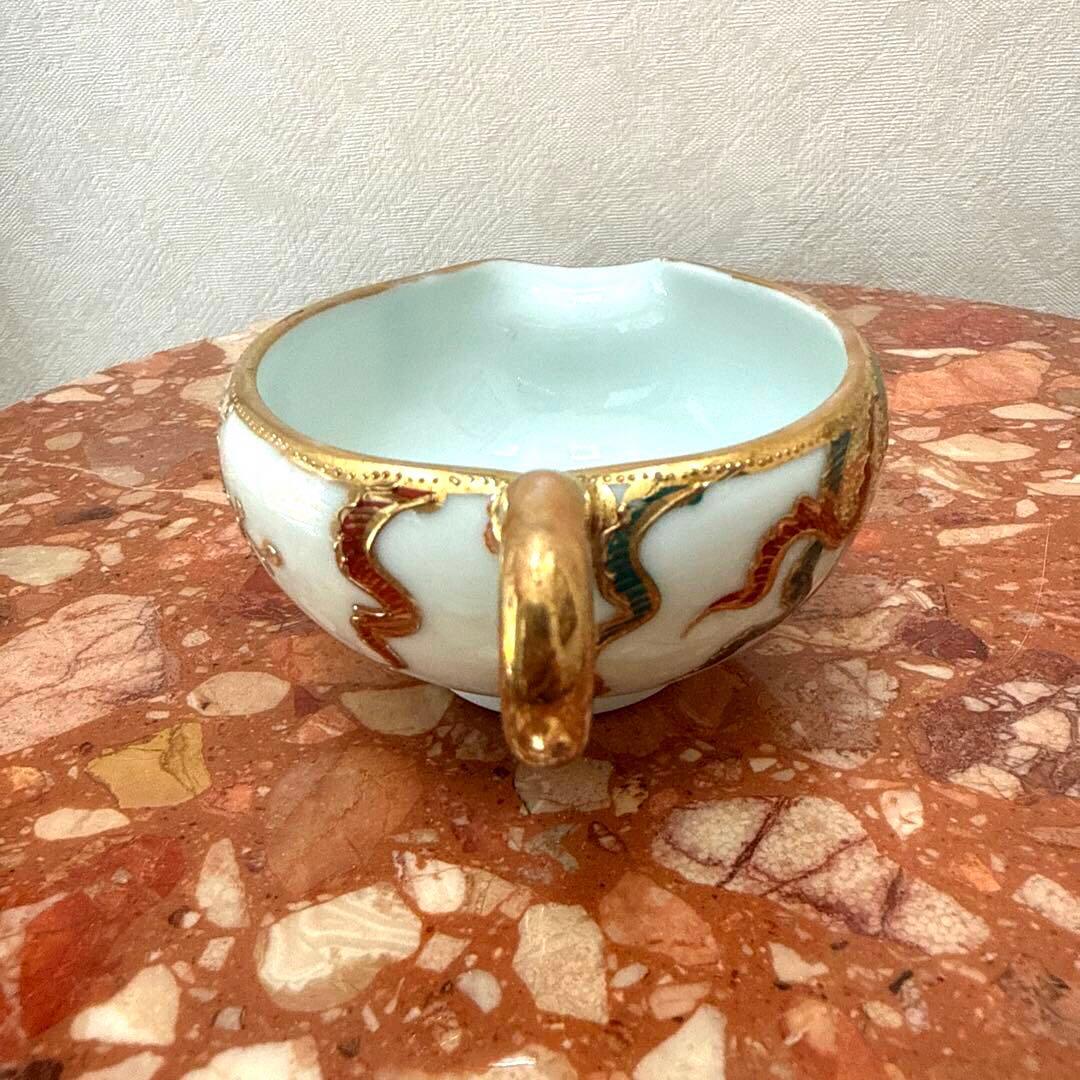 ☆高級アンティーク 骨董 茶器セット ぐい呑み 美品希少 金彩 清水焼き?!