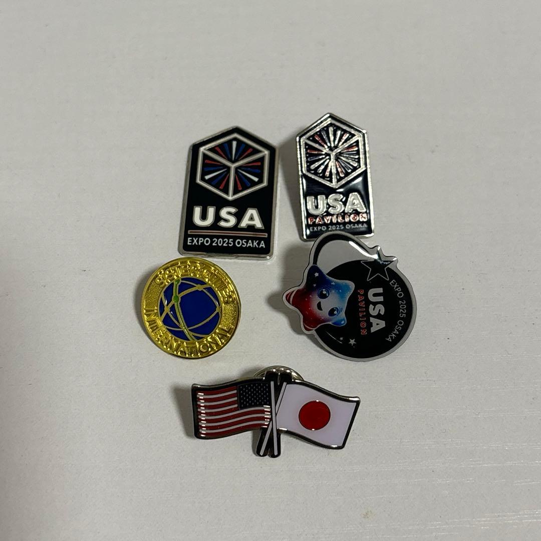 【超お得】　アメリカ館ピンバッジセット