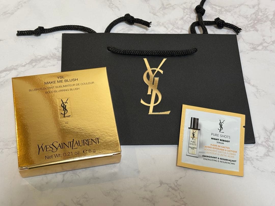 新品未開封 YSL イヴ サンローラン メイクミーブラッシュ パウダー 42