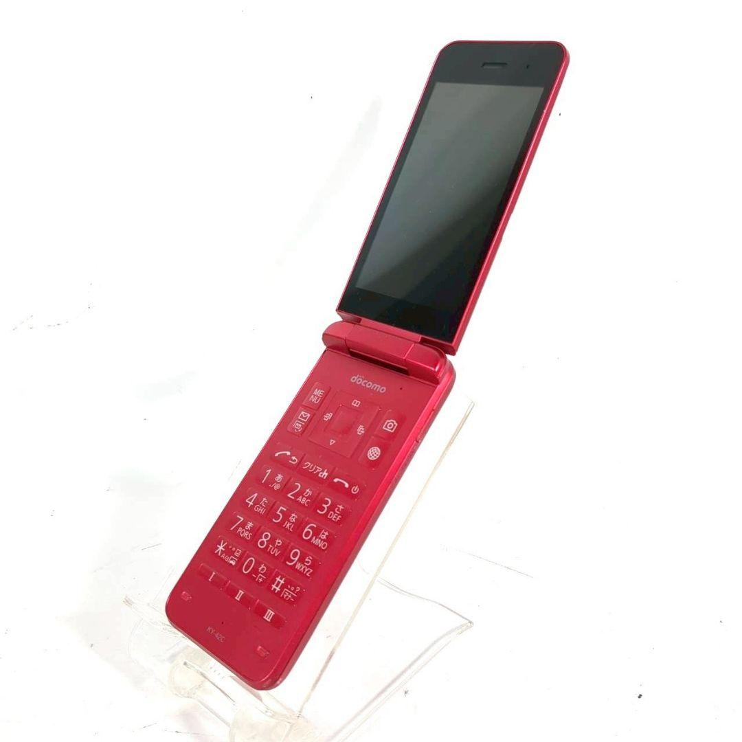 Docomo Digno ガラケー　KY-42C レッドモデル