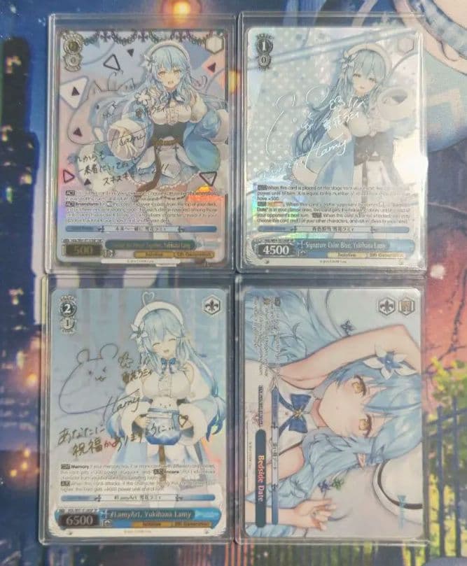 雪花ラミィ SP サイン 英語 WS ヴァイスシュヴァルツ ヴァイス ホロライブ