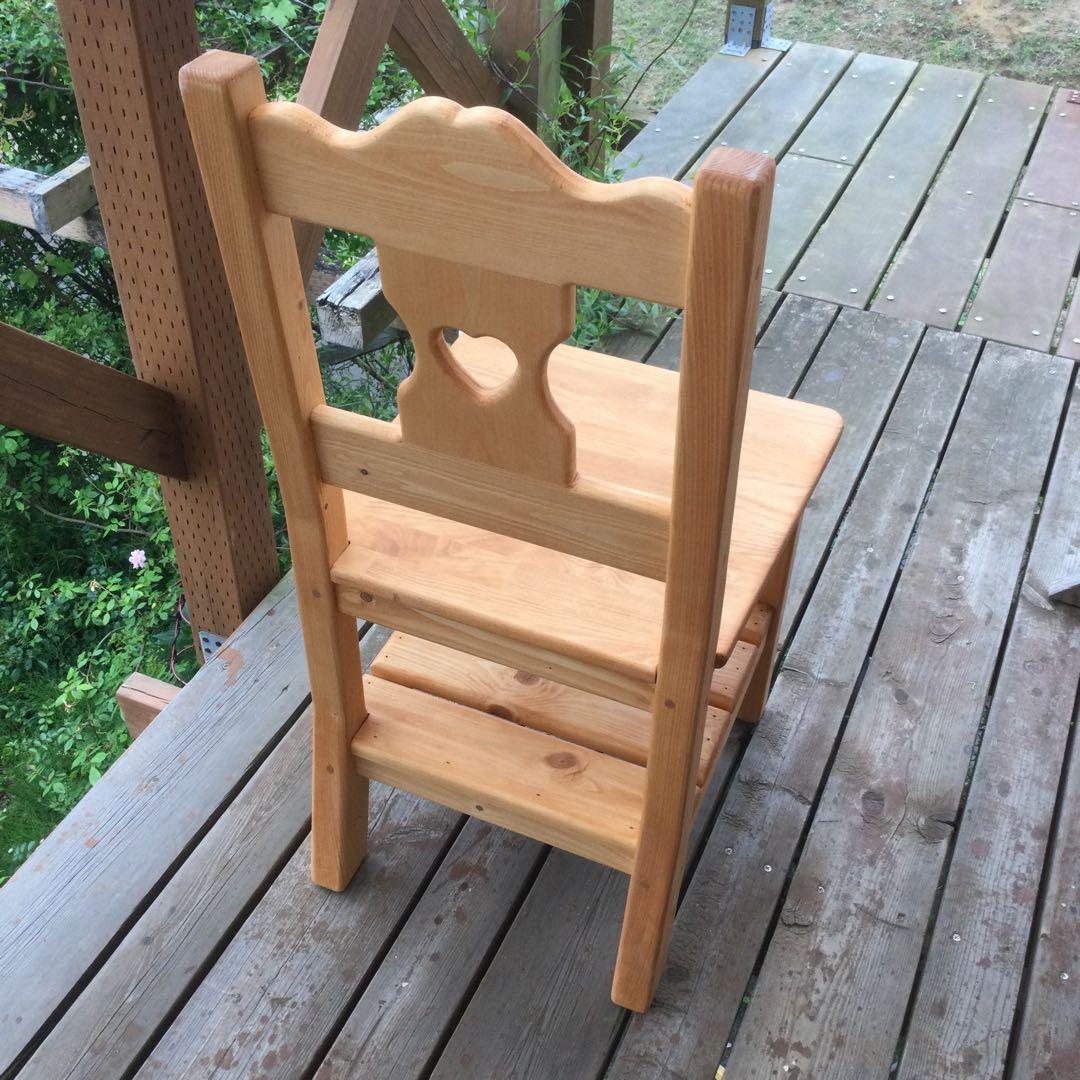 みかんさま専用ページ♡カントリーハート　チェア　4脚のうち2脚分①