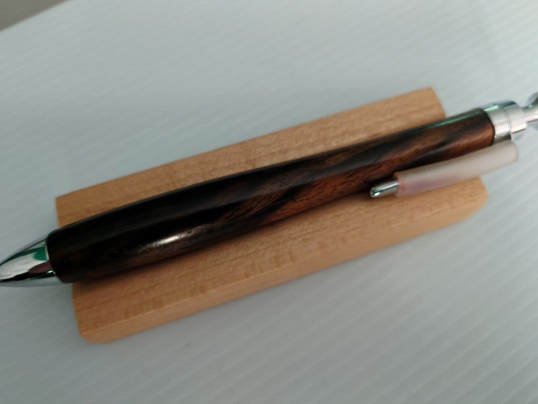 黒柿　シャープペンシル　新うるし　拭き漆