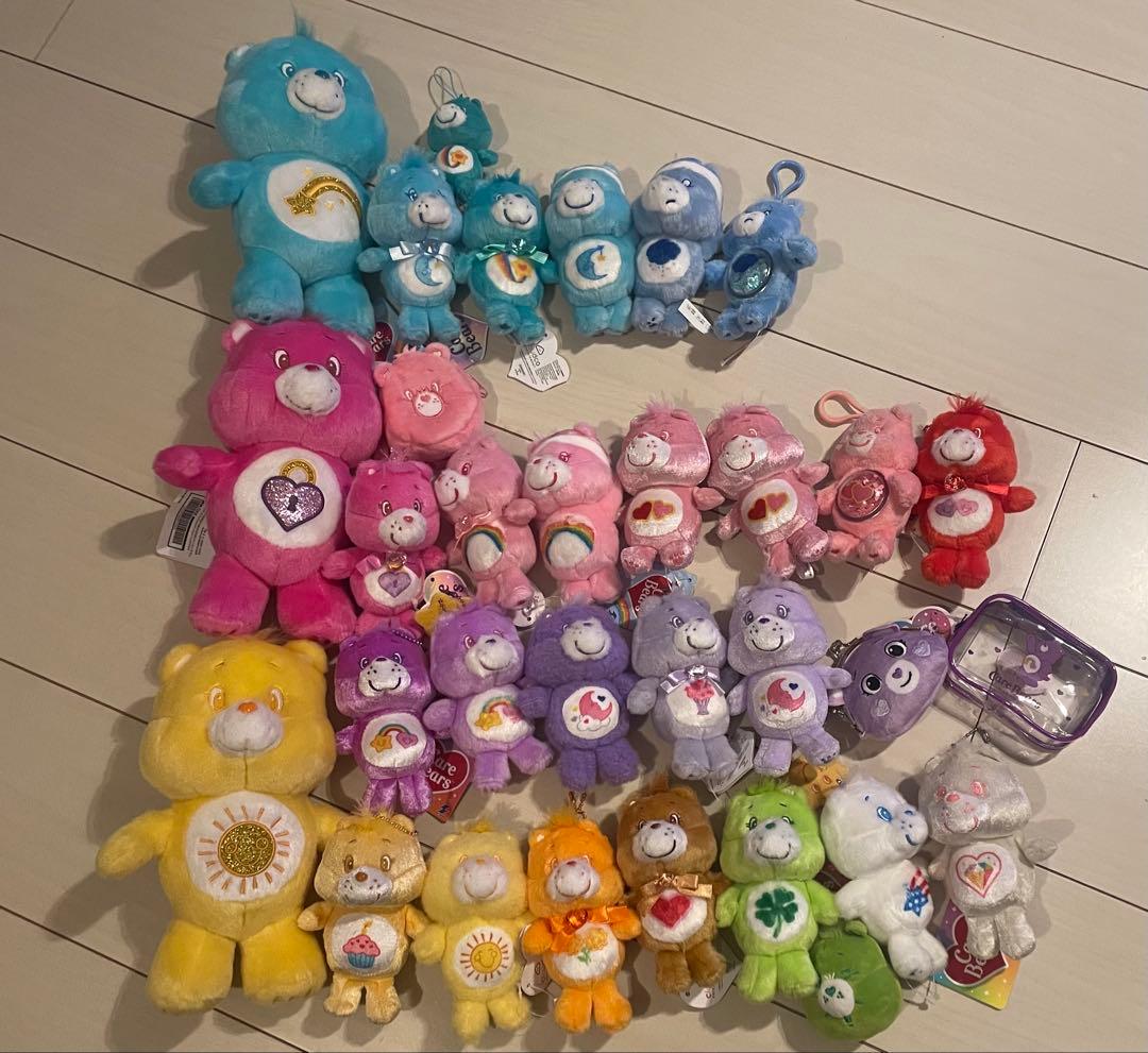 ケアベア　ぬいぐるみ　ストラップ　まとめ売り　32体