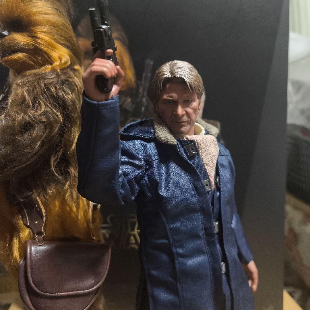 【ホットトイズ】 スターウォーズ／フォースの覚醒1/6ハン・ソロ＆チューバッカ