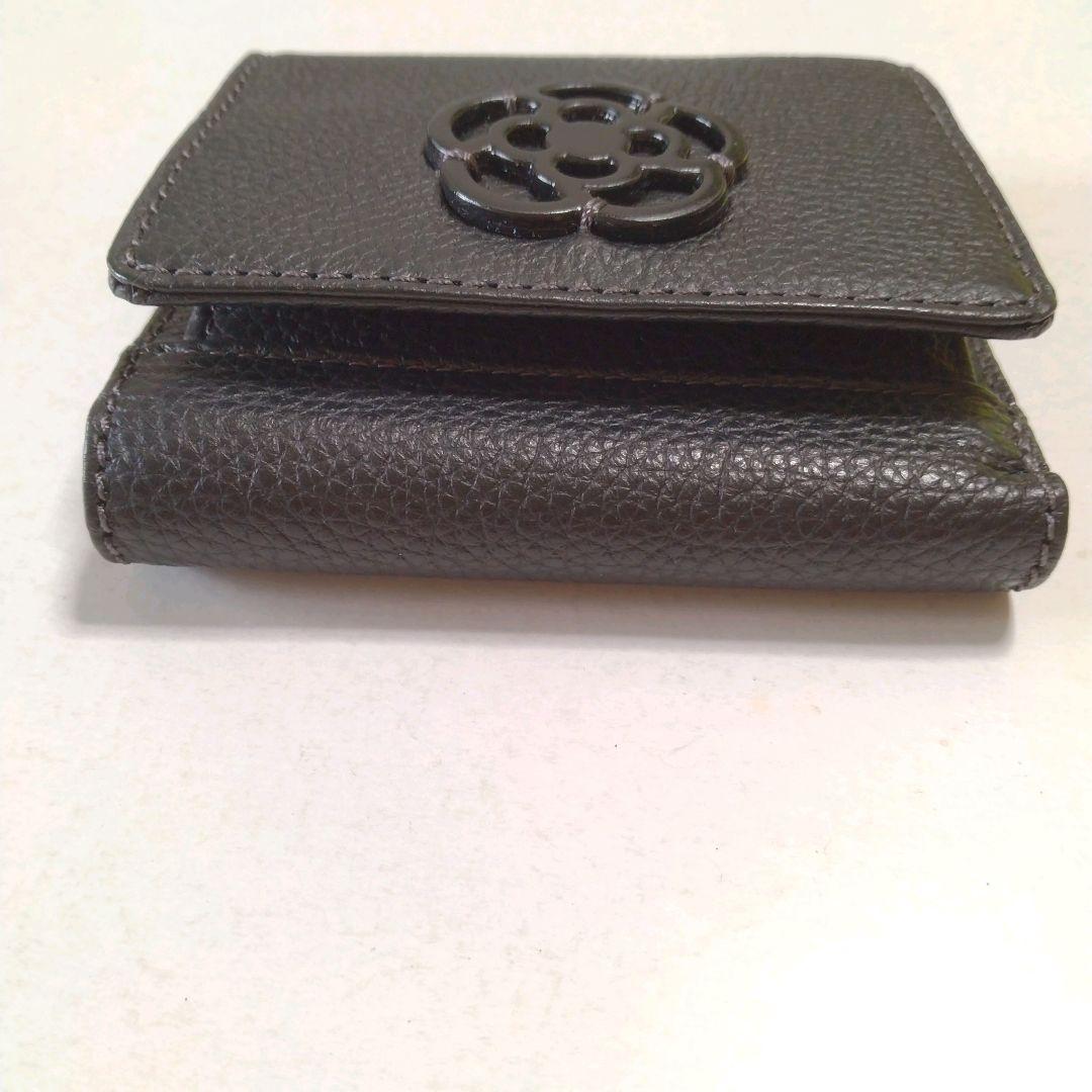 クレイサス✴️アンブラン カメリア 本革 折り財布〈黒〉【新品】箱なし