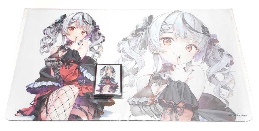 沙花叉クロヱ スリーブ プレイマット セット ホロライブ Hong k_f