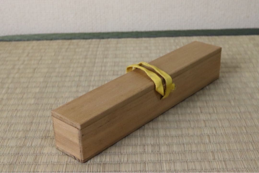 惺斎 自作茶杓 銘 虫の音 共箱 共筒