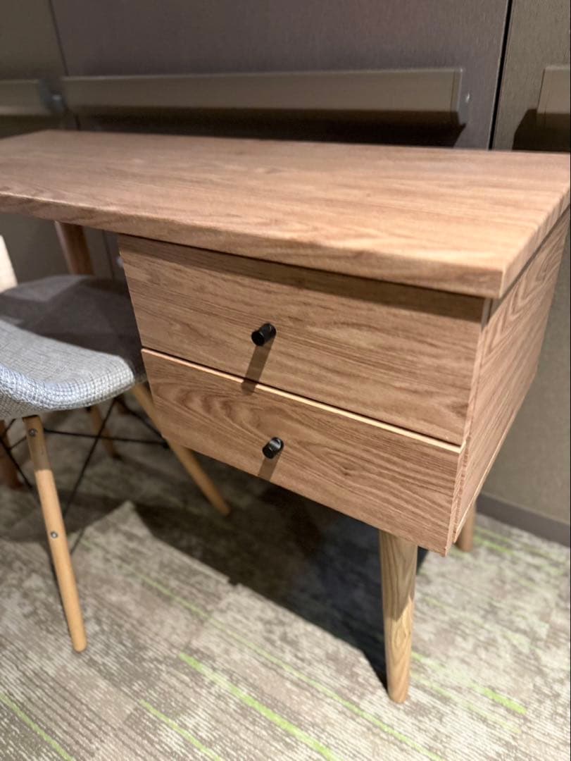 棚付きデスク×チェアセット　ワークデスクセット