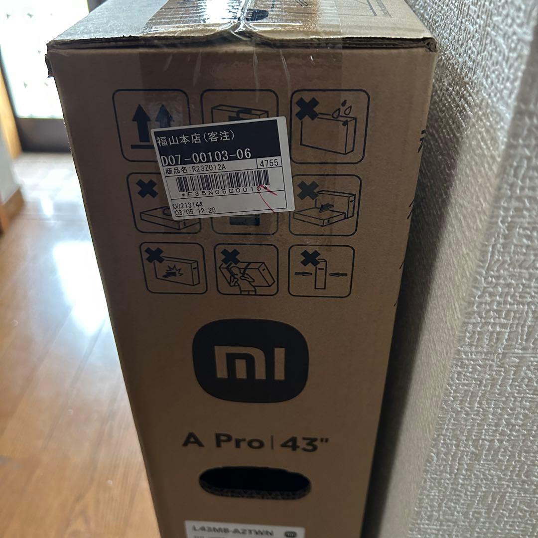 新品⭐︎Xiaomi 43V型4K対応液晶 チューナーレススマートテレビ
