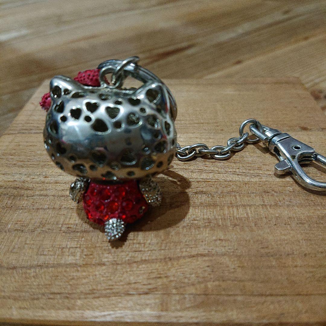 ハローキティ ビジューキーホルダー　2010年　根付