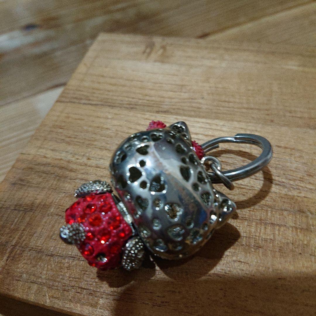 ハローキティ ビジューキーホルダー　2010年　根付