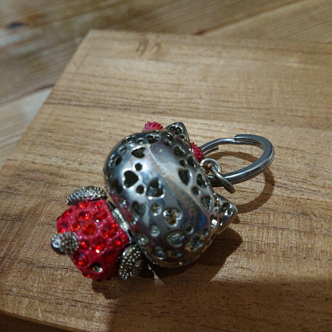 ハローキティ ビジューキーホルダー　2010年　根付