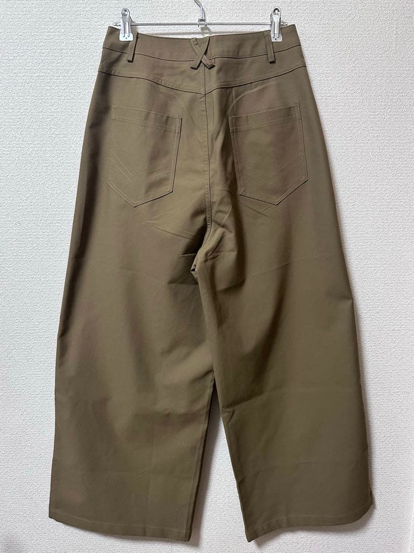 FASHIRU wide chino slacks ワイドパンツ スラックス