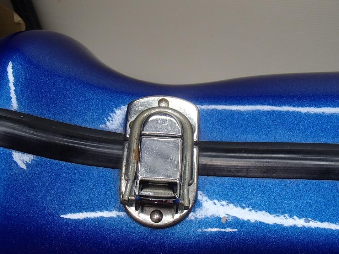 トランペットケース メタリックブルー