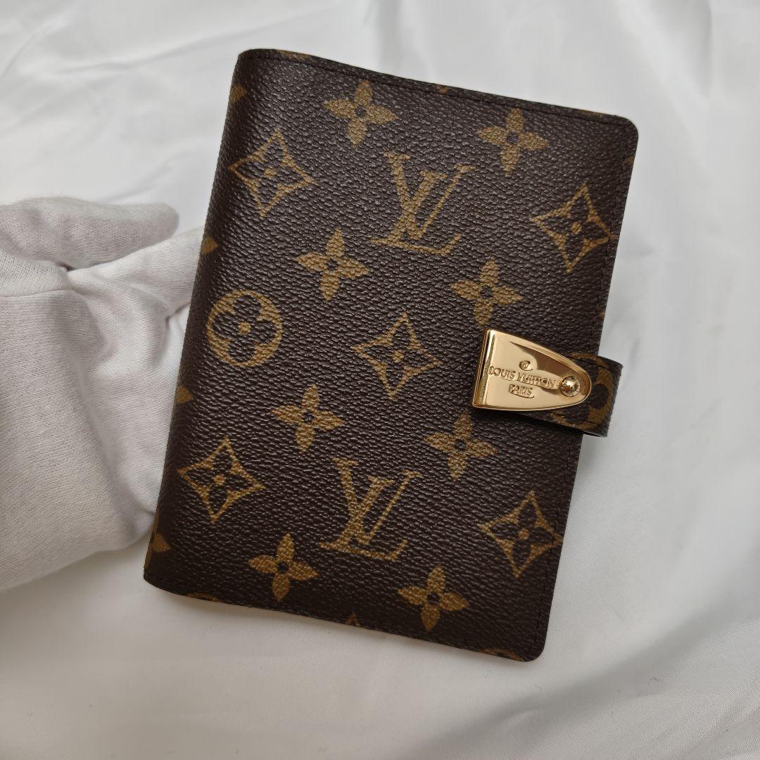 美品　ルイヴィトン 手帳カバー モノグラム アジェンダ・パルトネールPM