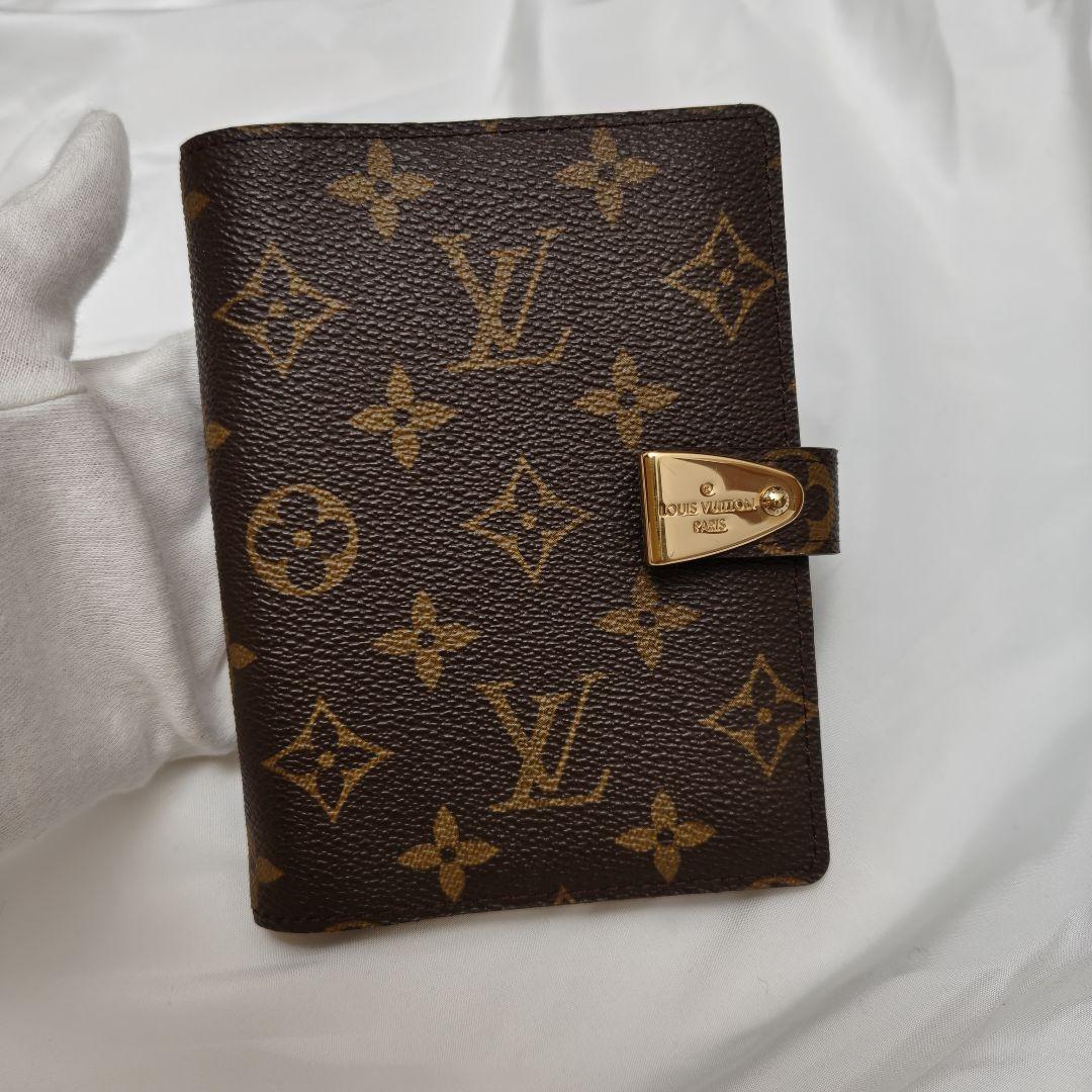 美品　ルイヴィトン 手帳カバー モノグラム アジェンダ・パルトネールPM