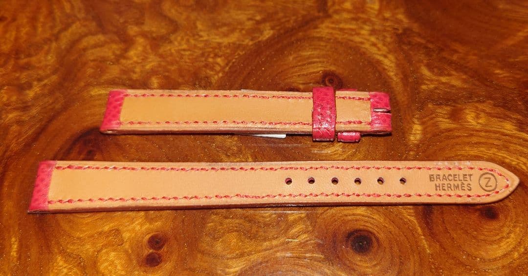 新品未使用☆HERMESエルメス☆時計ベルト☆クシュベル☆ルージュヴィフ