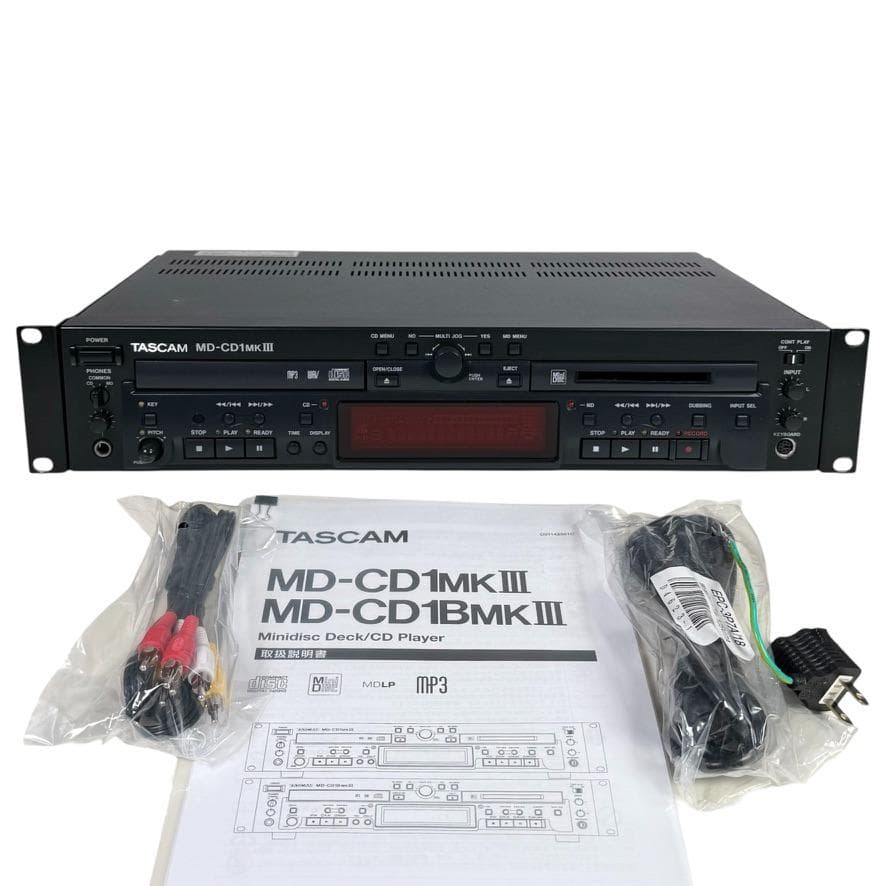 優良動作品 TASCAM MD/CDコンビネーションデッキ MD-CD1MK3
