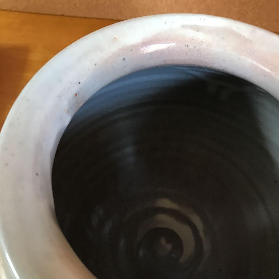 岐阜県重要無形文化財 加藤幸兵衛　掻落 花瓶 TG10