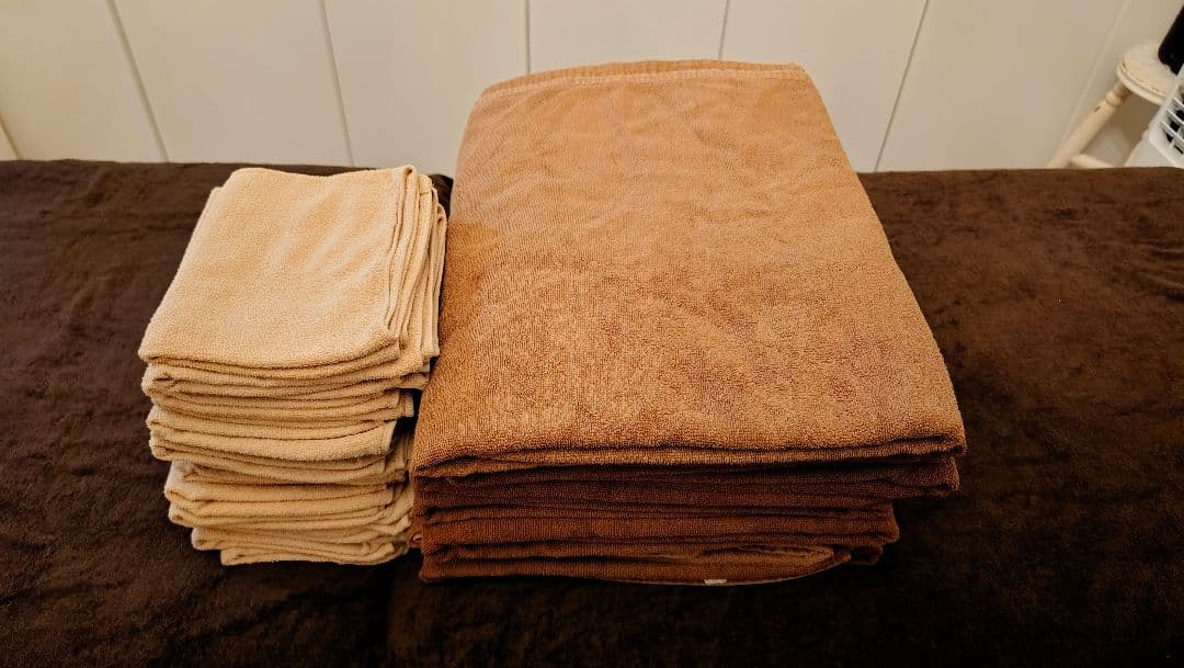 エステサロン使用　大判タオル 7枚　フェイスタオルタオル18枚　まとめて